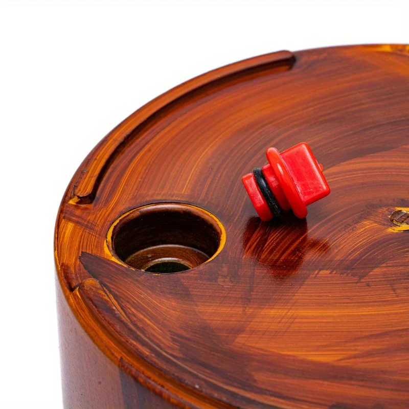 Self-watering Planter Pot | 2-Pack | Plastic | Self-watering | 10 in. | Dark Wood